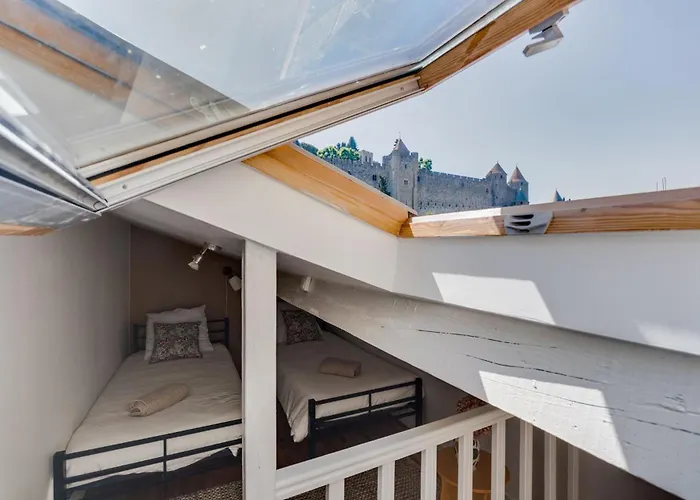 Dom wakacyjny La Porte De La Cite, Maison Historique Vue Chateau